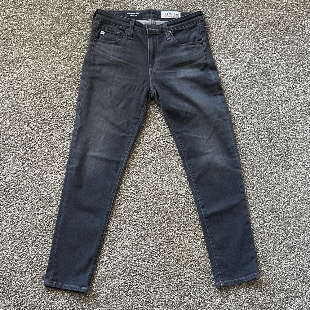 AG Adriano Goldschmied Dark Gray Skinny Jeans